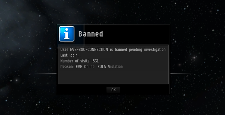 Tylu oszustów złapano w EVE Online...