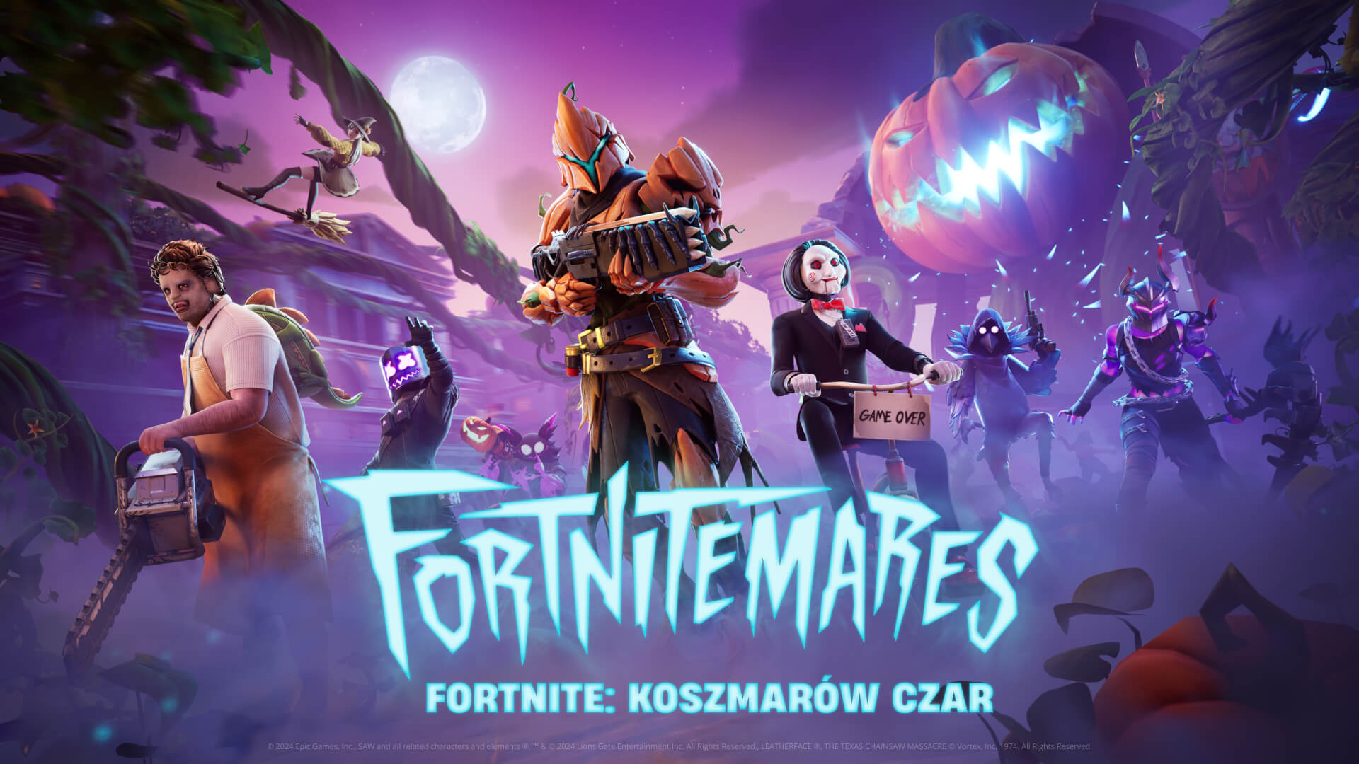 Koszmarów Czar 2024 ruszył w Fortnite razem z Jigsaw i złoczyńcami Disneya