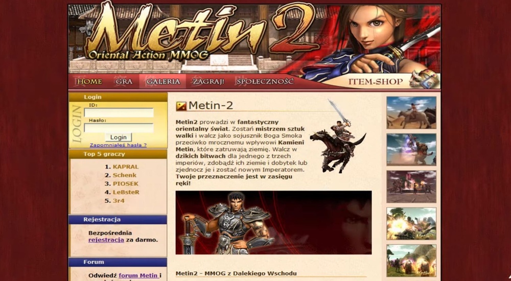 Metin2 Polska ma już 18 lat
