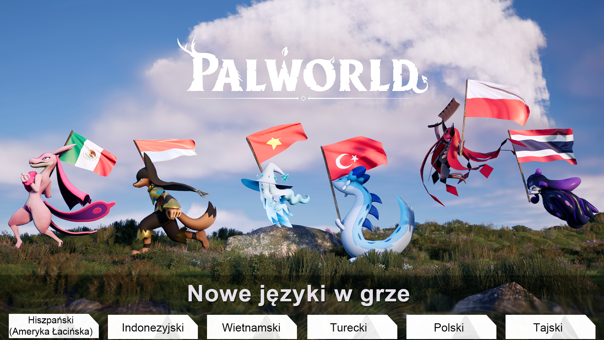 Palworld po polsku! Z łowieniem ryb! I pływaniem! I innymi nowościami!