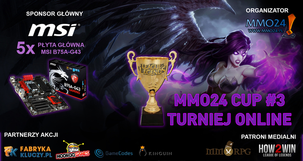 Krew, pot i League of Legends - rozpoczynają się zapisy do trzeciej edycji turnieju MMO24 CUP!