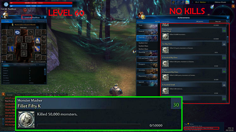 Osiągnął 60 level nie zabijając żadnego potworka. To pierwszy tego typu przypadek w TERA Online 