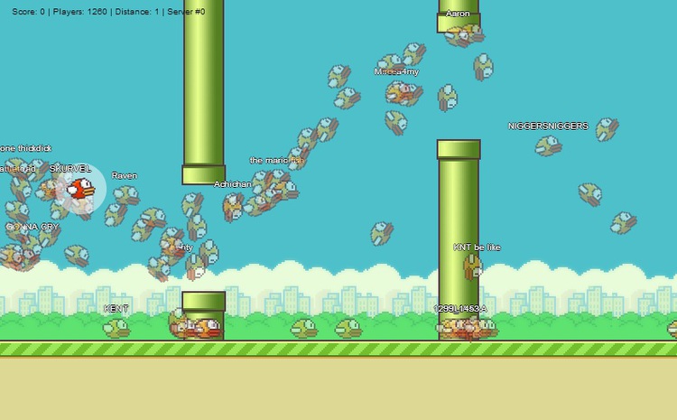 FlapMMO, czyli MMO na bazie hitowego Flappy Bird. Tylko dla najbardziej cierpliwych i wytrwałych graczy!