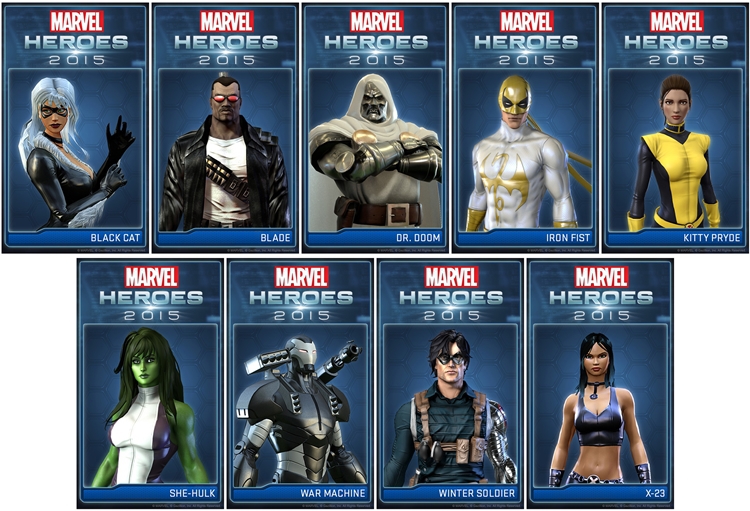 To lista nowych postaci Marvel Heroes, którymi już wkrótce zagramy