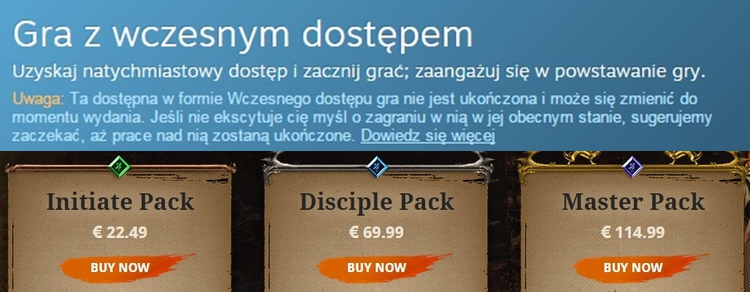 Czy kiedykolwiek kupiliście grę w Early Access lub Founder's Packa do wcześniejszego grania? 