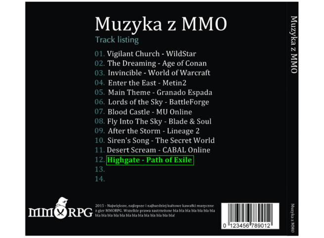 MzMMO #12 (Muzyka z MMO) - Highgate z Path of Exile