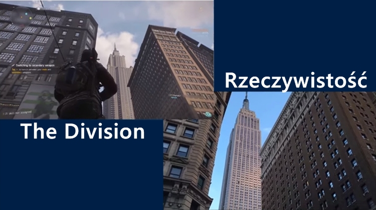 Manhattan w The Division vs Manhattan w realu