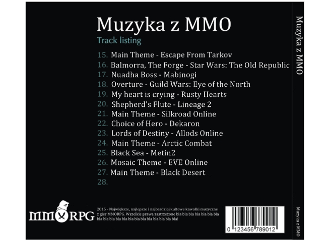Muzyka z MMO #27 - Main Theme z Black Desert