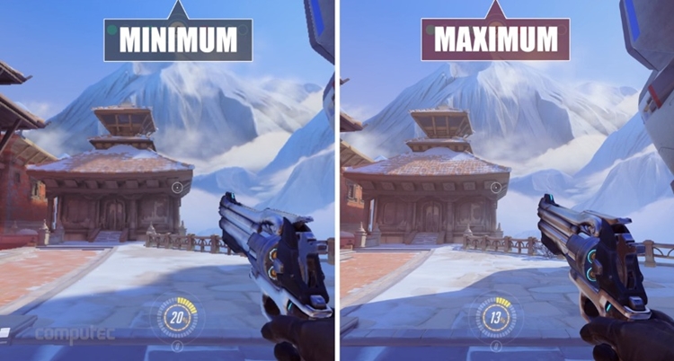 Overwatch na minimalnych vs Overwatch na maksymalnych ustawieniach graficznych