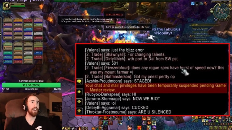 Ten gracz pokazał światu, że "kara wyciszenia" w World of Warcraft to zwykły bubel