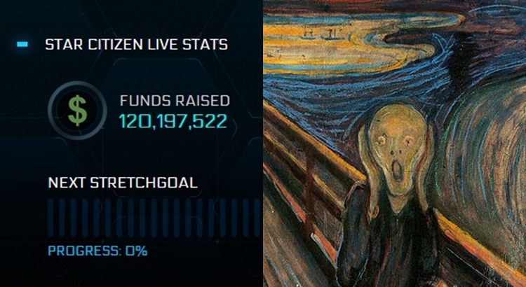 Twórcy Star Citizen mają już tyle pieniędzy, że mogliby sobie kupić "Krzyk” Edvarda Muncha