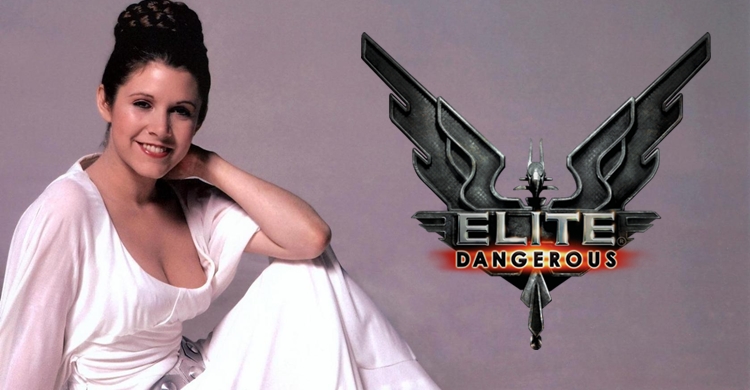 Nie SWTOR, ale Elite Dangerous będzie pierwszą grą, która uczci pamięć zmarłej Carrie Fisher