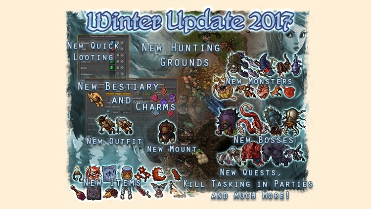 Tibia dostała Winter Update, który wprowadził wiele unikatowych rozwiązań