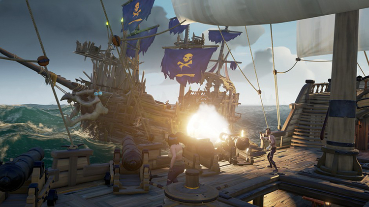 Po niespokojnych wodach Sea of Thieves zaczną pływać statki szkieletów