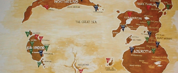 Tak wyglądała mapa World of Warcraft… w 1999 roku