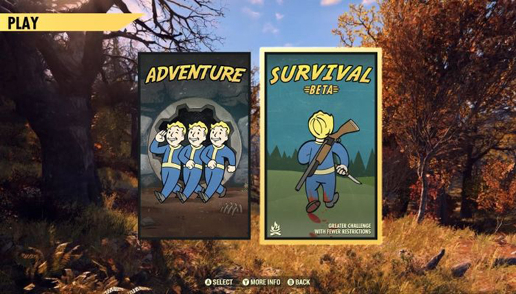 Zapowiadany tryb PvP w Fallout 76 nazywać się będzie Survival