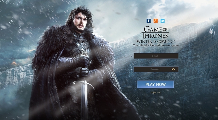 Premiera Game of Thrones Winter is Coming . Oficjalna gra via www na podstawie Gry o Tron