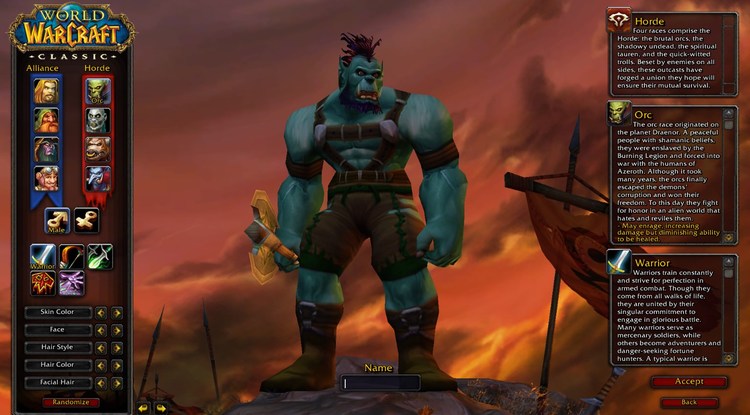 World of Warcraft Classic z serwerami PvP i limitem postaci na konto