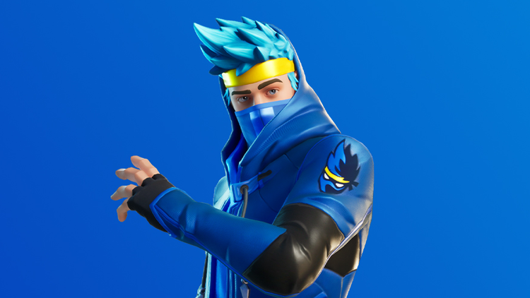 Ninja with Blue Hair Smiling for Camera - wide 4
