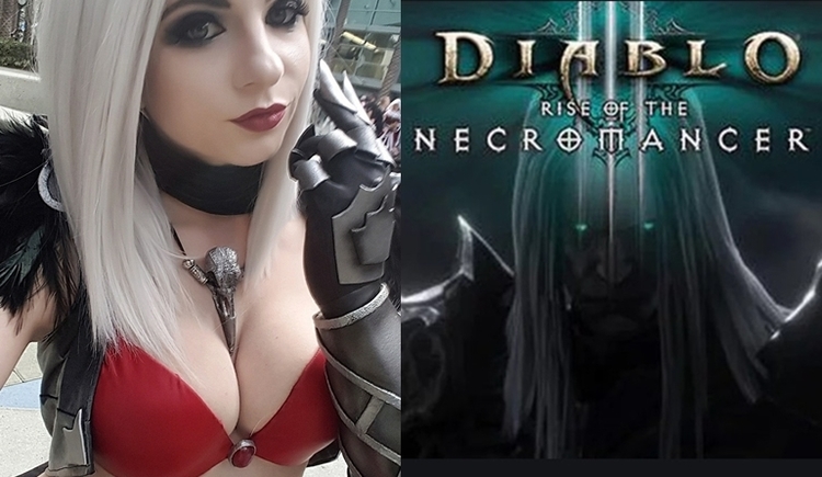 Nekromantka z Diablo 3, która nie wygląda jak Nekromantka. Nietypowy cosplay!
