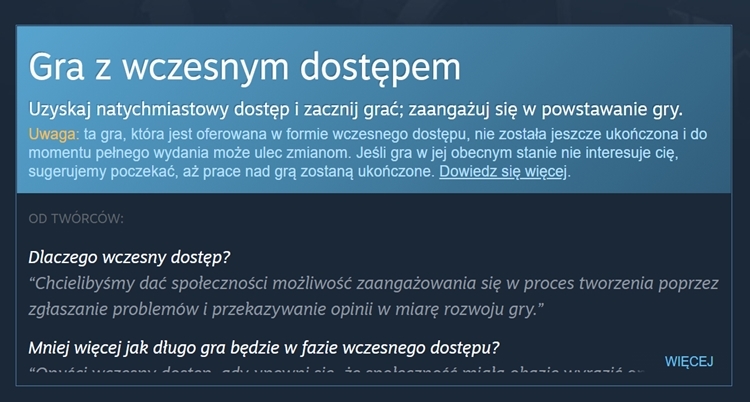 Czy kupujecie gry MMO we Wczesnym Dostępie? 